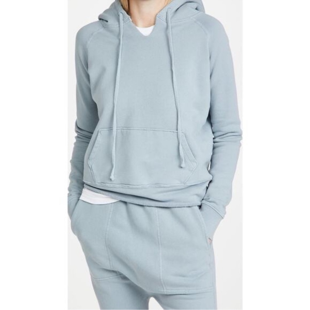 Nili Lotan Janie Hoodie Blue Women’s Small Pullover light blue